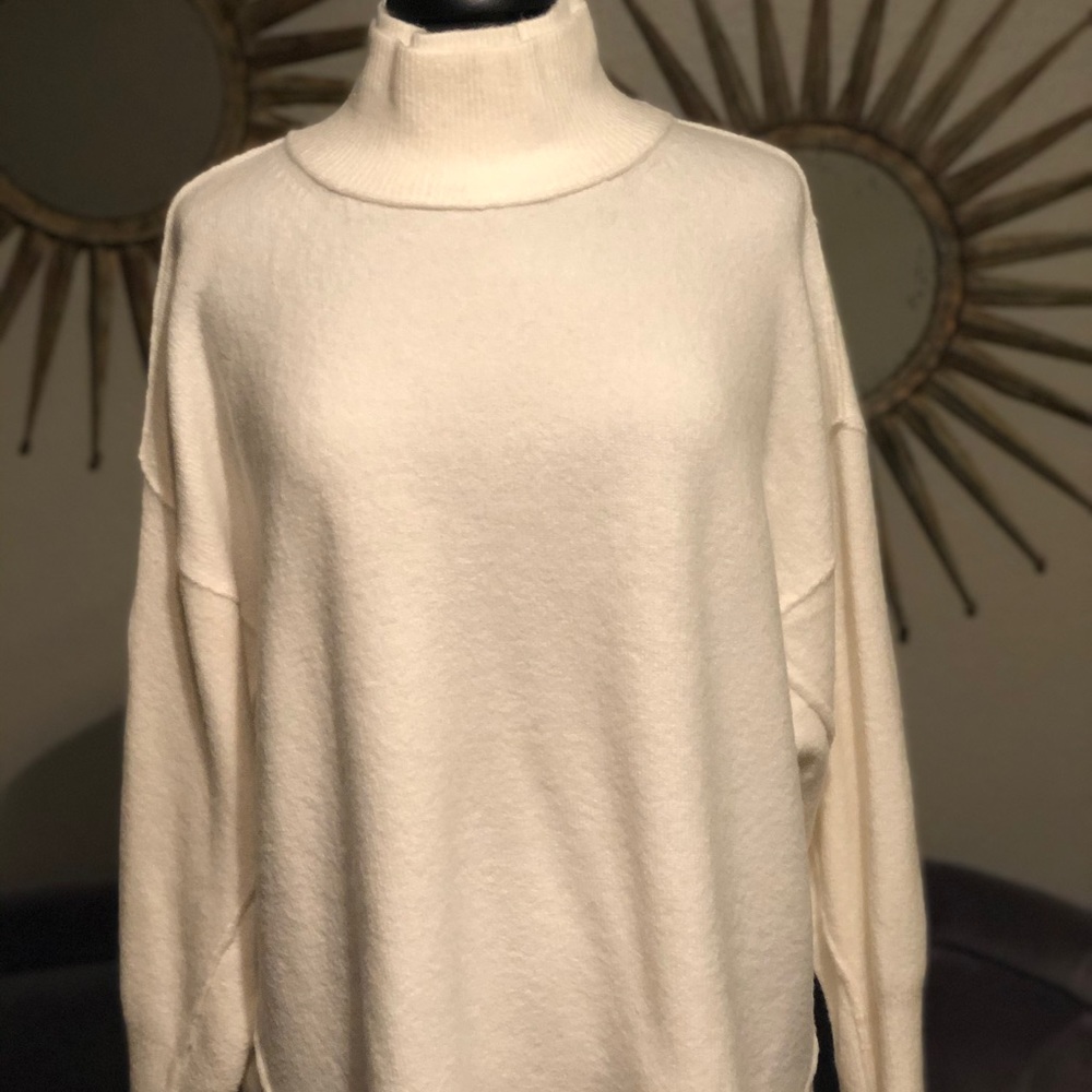 Free People Mock Neck Sweater